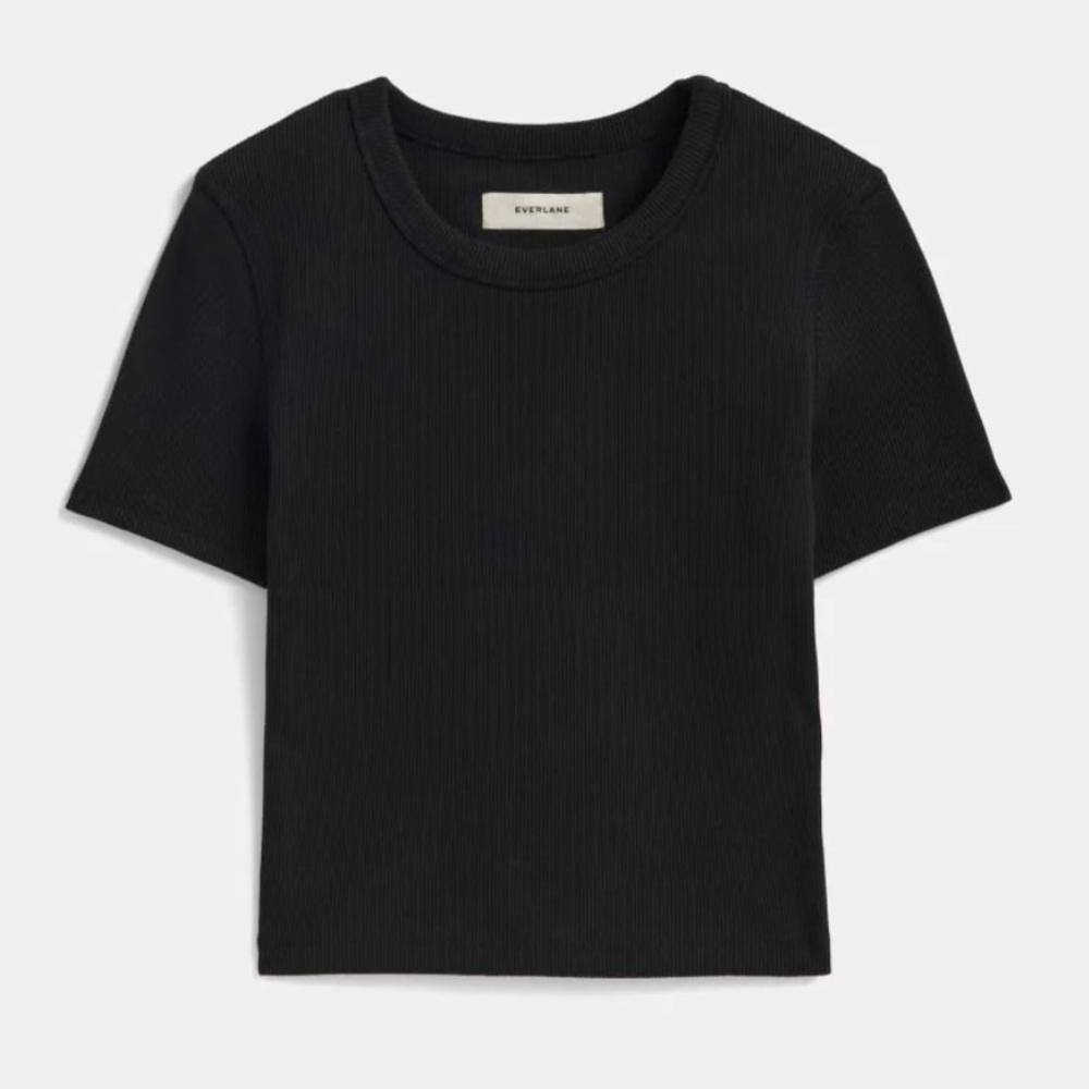 Everlane The 90s Rib Tee - Black